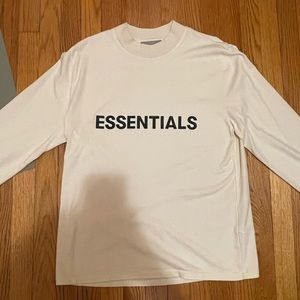 Fog Fear Of God Essentials Cream Long Sleeve XS